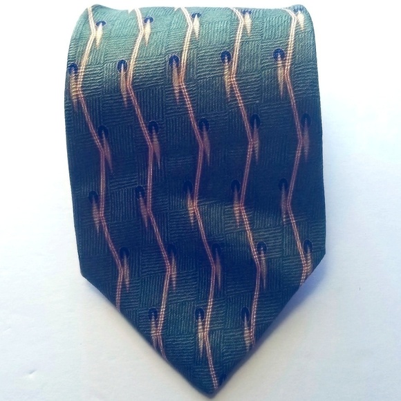 Graham & Lockwood Men's Necktie Tie 100% Silk - Picture 1 of 5